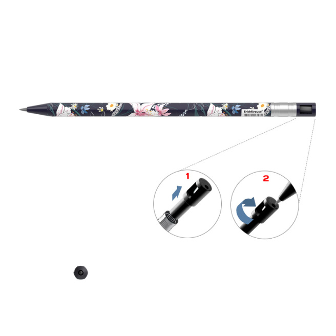 Creion mecanic ErichKrause Lily 2.0 mm, cu ascuțitoare