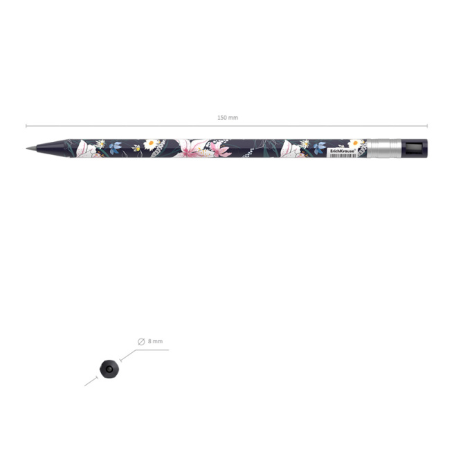 Creion mecanic ErichKrause Lily 2.0 mm, cu ascuțitoare