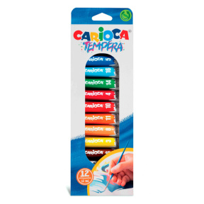 Tempera Carioca 12 buc x 12ml