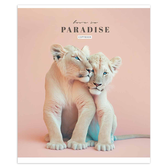 Тетрадь 48 листов линейка Школярик 3256 Love in paradise