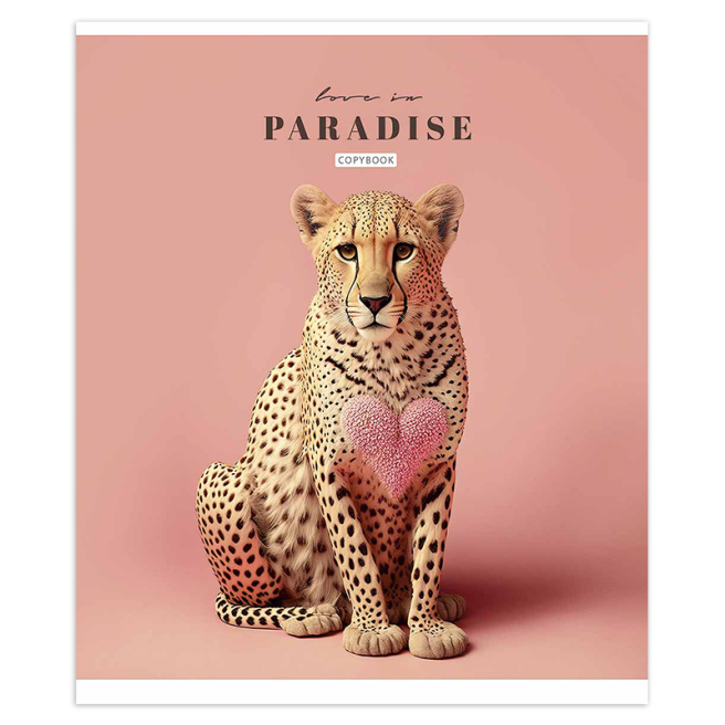 Тетрадь 48 листов линейка Школярик 3256 Love in paradise