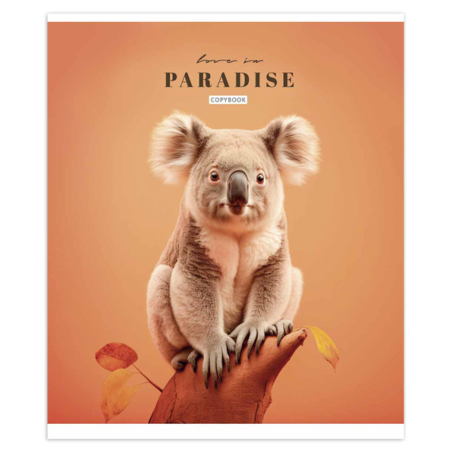 Тетрадь 48 листов линейка Школярик 3256 Love in paradise