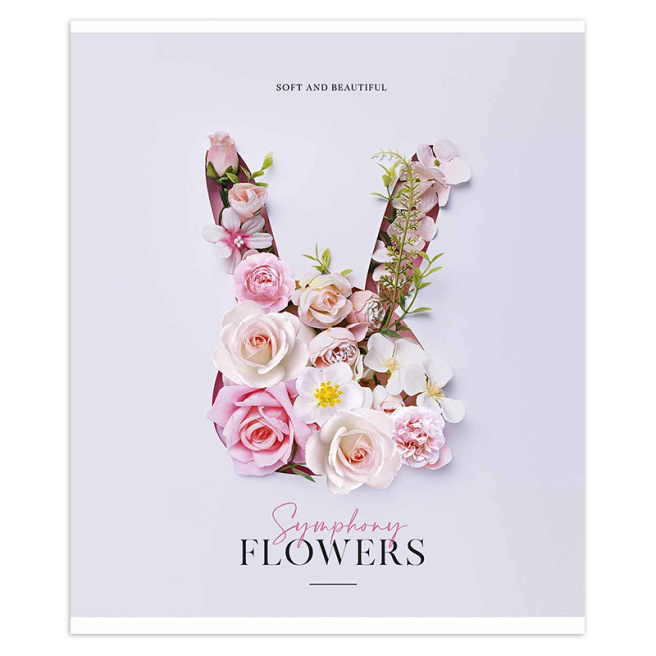 Caiet 48 foi linie Shkolyarik 3255 Flower symphony