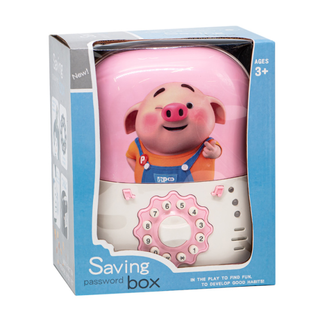 Pușculiță automată „Piggy” cu lumină