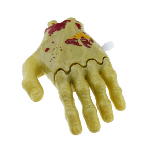 Jucărie mecanică de Halloween, mână însângerată