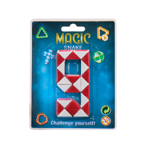 Игрушка-головоломка Змейка красная