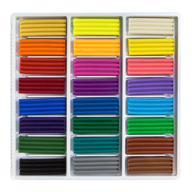Plastilină 24 culori, 360 gr. ZOO (Luci)