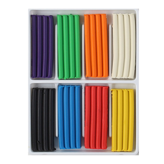 Plastilină 8 culori, 120 gr. ZOO (Luci)