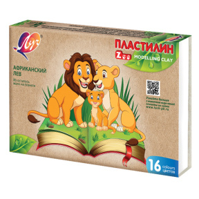 Plastilină 16 culori 240 gr. ZOO (Luci)