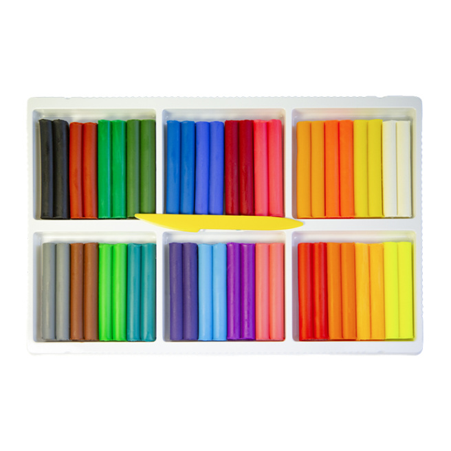 Plastilină 24 culori ceară "Fantasia"