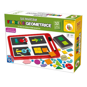 Joc educativ "Montessori. Să învățăm formele geometrice"