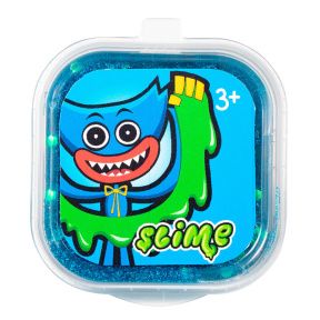 Игрушка "Slime" синий с блестками