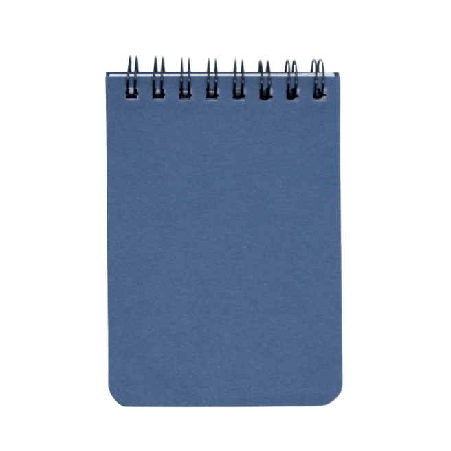 Blocknotes A7, pătrățele albastru
