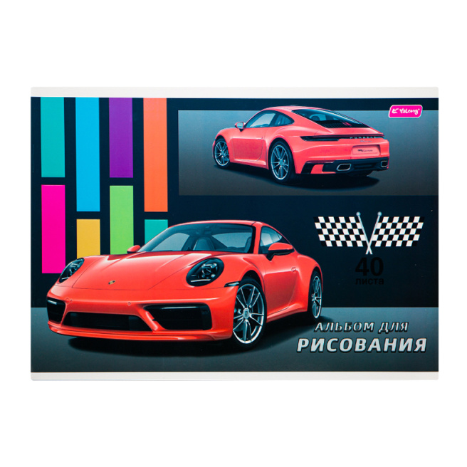 Album pentru desen Red Porsche 40 foi 70 gr/m