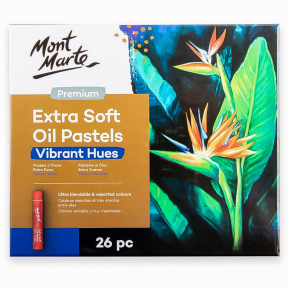 Set pasteluri Extra Soft Oil 26 culori, Vibrant Hue