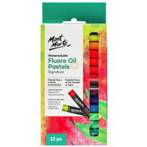 Set pasteluri Watersoluble Fluoro Oil 12 culori