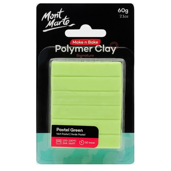 Полимерная глина для выпекания 60 гр Pastel Green