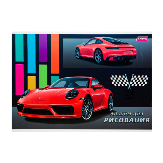 Album pentru desen Red Porsche 24 foi 70 gr/m