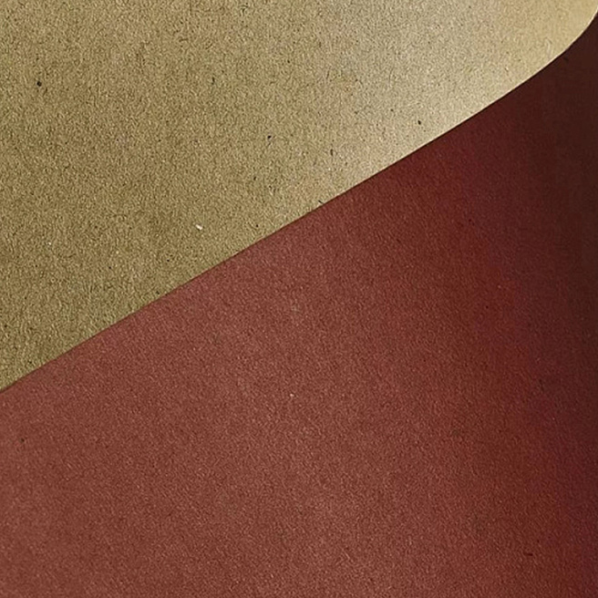 Дизайнерский картон GPapieru A4 KRAFT, красный, 1 лист, 275гр