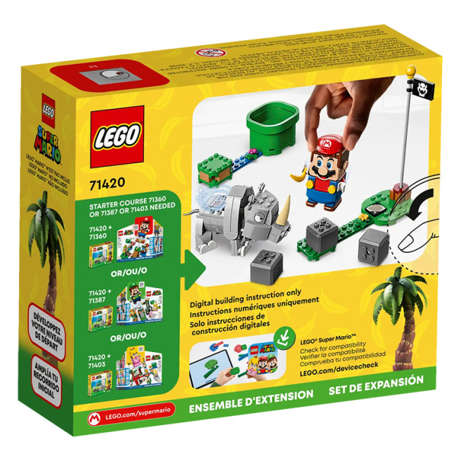 Конструктор LEGO Super Mario Дополнительный набор Rambi-носорог