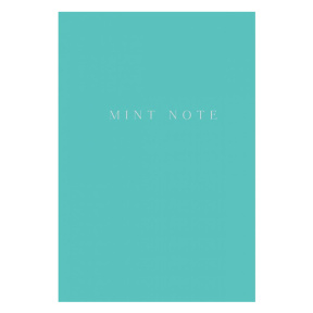 Mint Note. Стильный блокнот с "мятными" страницами