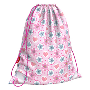 Sac pentru sport cu mâner EK 365x440mm Pink Flowers