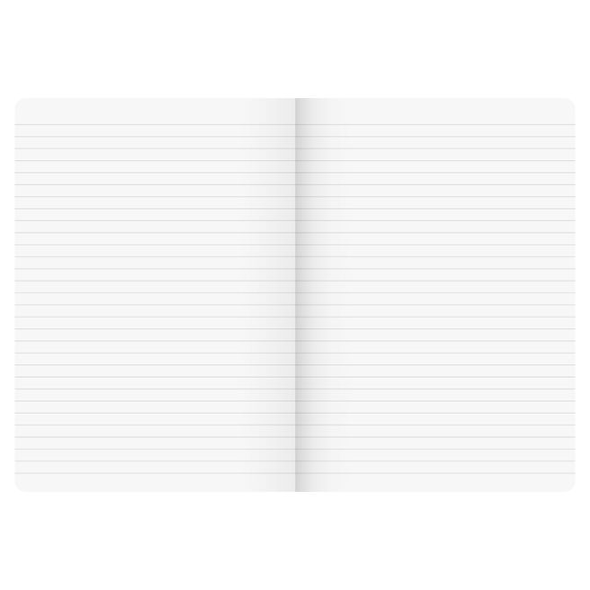 Blocnotes FACT А4 negru (linie)