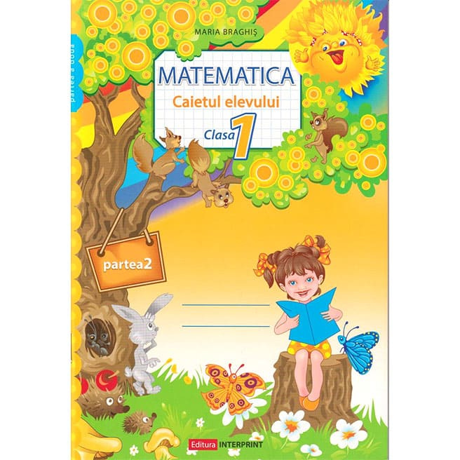 Caietul elevului, Matematica, cl. 1, partea II