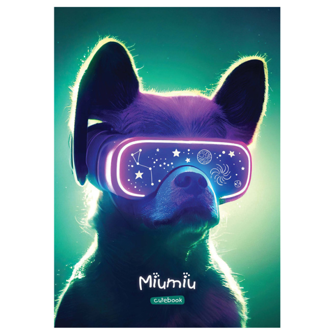 Тетрадь A5 40л. Евро клетка MESHU "Miumiu"