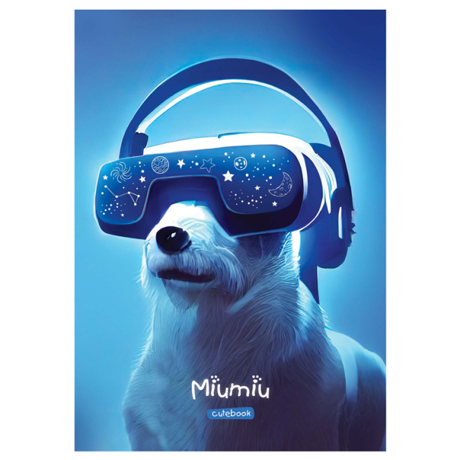 Тетрадь A5 40л. Евро клетка MESHU "Miumiu"