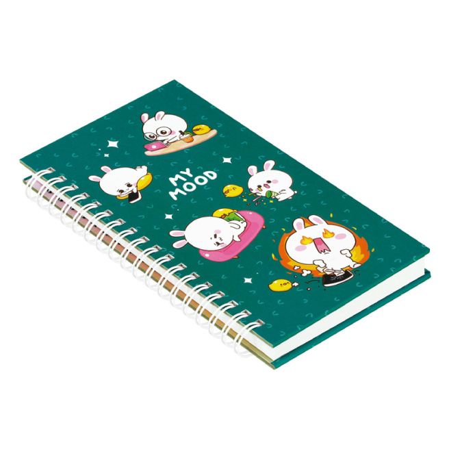 Записная книжка C6 клетка 96л. MESHU "My cute day" на спирали