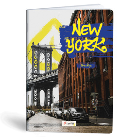 Caiet A4 48 foi pătrățele Mar-Mar  Basic Brooklyn