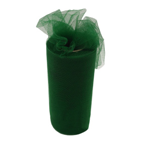 Tulle pentru decor, verde 15cm x 20m