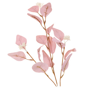 Декор для творчества, Ветка с розовыми листьями
