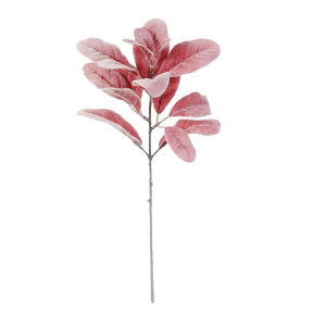 Декор для творчества, Ветка с розовыми листьями