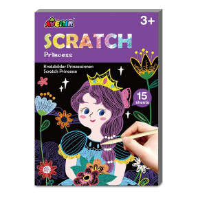 Mini carte scratching: Prințese