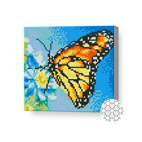 Mozaic cu diamante 20x20 cm Fluture frumos