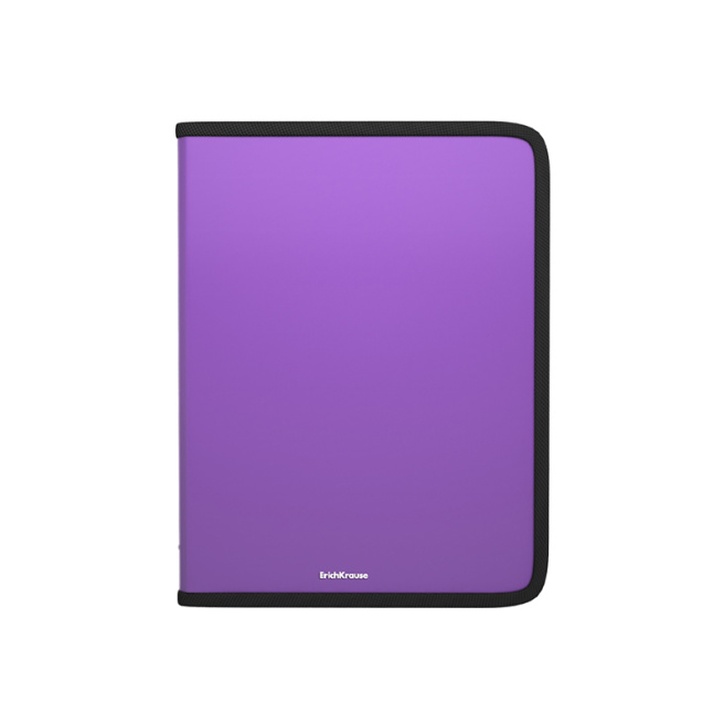 Mapă cu fermoar A4+ ErichKrause Vivid violeta
