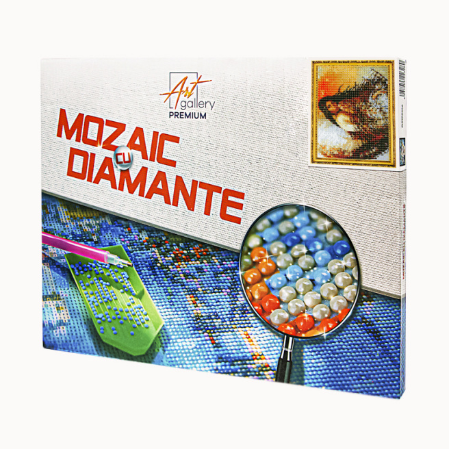 Mozaic cu diamante 30x40 cm Brunetă frumoasă