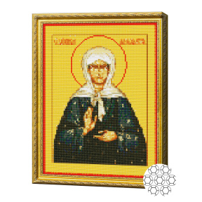 Mozaic cu diamante 30x40 cm Icoana Matronei din Moscova