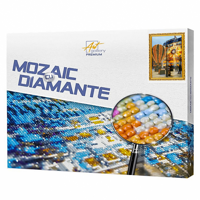 Mozaic cu diamante 40x50 cm. Luminile sărbătorilor