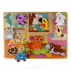 Puzzle 3D Animale Tooky Toy