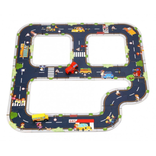 Puzzle din lemn Drumul Orășenesc