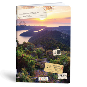 Caiet A4 40 foi pătrățele Mar-Mar  Post Card Mljet