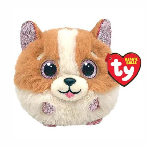 Jucărie moale TY Cățeluș TANNER 10 cm (Beanie Balls)