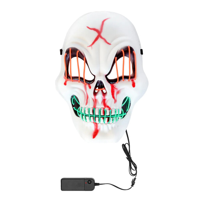 Mască Halloween LED "Blood skull"