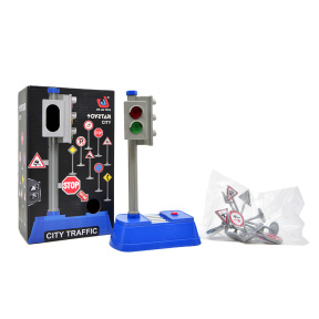 Set de joacă "Semnele circulației rutiere” + semafor
