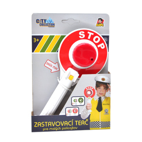 Baghetă cu semn "STOP" cu lumină