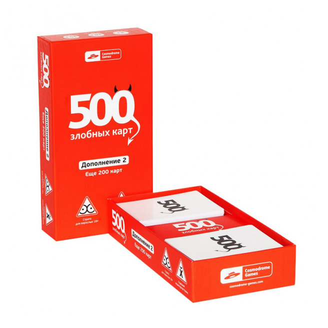 Дополнение "500 Злобных Карт. Набор Красный"