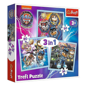 Puzzle 3 in 1 - Mighty Pups Power